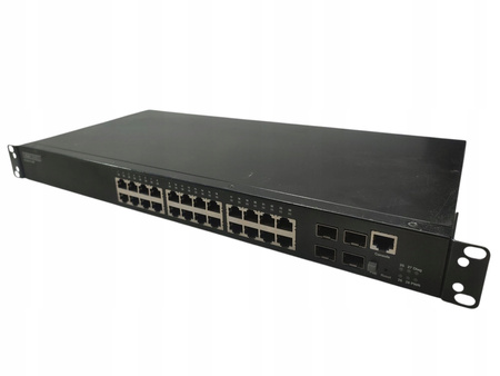 Switch Edge-Core ECS4210-28P 24 porty GE PoE+ 4 porty GE SFP PoE 400 W