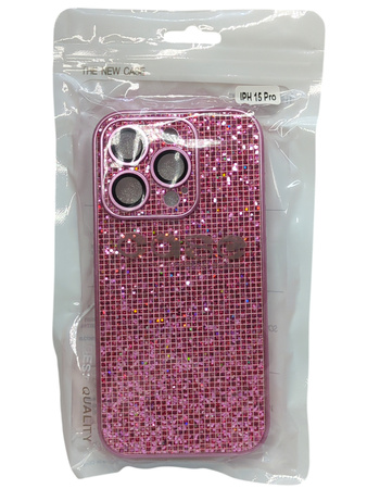 Etui Plecki Flash Case do Iphone 15 Pro jasnoróżowy