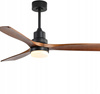 Lampa sufitowa z wiatrakiem Ceiling Fan with Light 1920lm 18W 60W Lampa LED