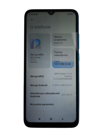 Smartfon Xiaomi Redmi 9A M2006C3LG 3/32GB 6,53"