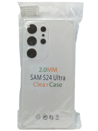 Etui Plecki do Samsung Galaxy S24 Ultra Clear Case 2mm bezbarwne