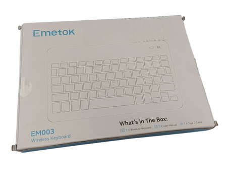 Klawiatura do iPad Air/iPad Pro/Mini/iPad Emetok EM003 niemiecka QWERTZ