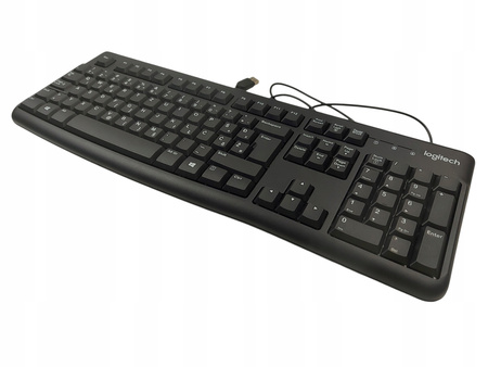 Klawiatura Logitech K120 Keyboard czarna USB QWERTZ
