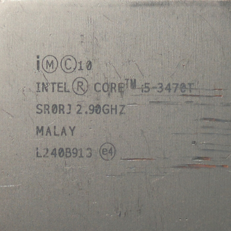 Procesor Intel Core i5-3470T 2 rdzenie 4 wątki 2.9 GHz Turbo 3.6 GHz 3 MB