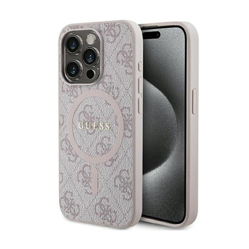 Etui Guess 4G Collection Leather Metal Logo MagSafe iPhone 14 Pro