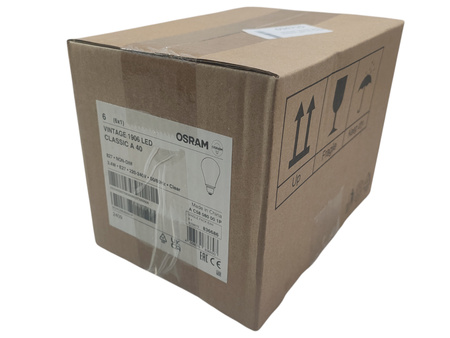 Zestaw 6 żarówek Osram Vintage 1906 LED Classic A 3,4W E27