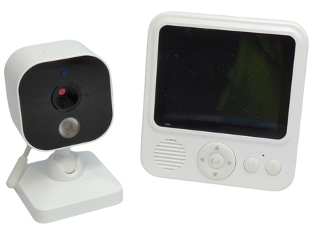 Niania elektroniczna ABM900 5" LCD PTZ VOX 400m zasięg​