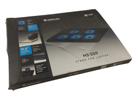 Podstawka chłodząca Defender NS-509 laptop notebook 15,6" 2xUSB 5 wiatraków