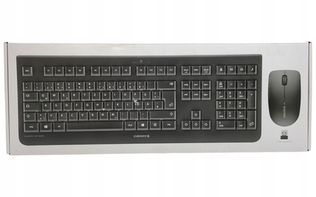 CHERRY DW 3000 Zestaw bezprzewodowa klawiatura i mysz 2.4 GHz
