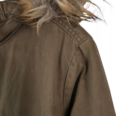 KURTKA ZIMOWA DAMSKA Z KAPTUREM C&A ROZMIAR 44 BRĄZOWA