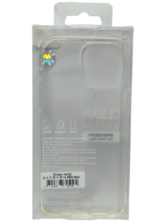 Etui Mercury Jelly Clear do Apple iPhone 14 Pro Max przezroczysty