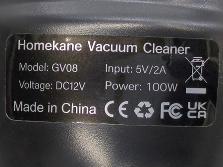 Odkurzacz ręczny Homekane GV08 9500Pa bezprzewodowy 30min