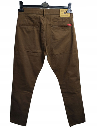 SPODNIE JEANS MĘSKIE LEE COOPER ROZMIAR 32/32 BRĄZOWE