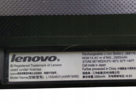Bateria laptopa Lenovo L15S4E01