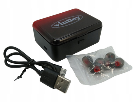 Słuchawki bezprzewodowe VINLLEY ES01 Czerwone