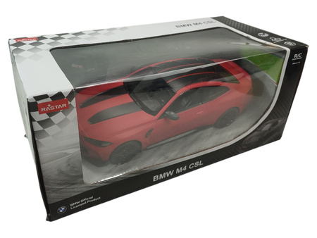 Rastar Samochód Auto Zdalnie Sterowane BMW M4 CSL 1:16 R/C 2,4Ghz Czerwone