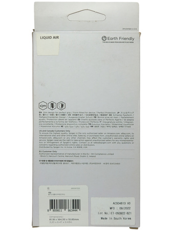 Etui Spigen Liquid Air do iPhone 14 Pro Max, czarne