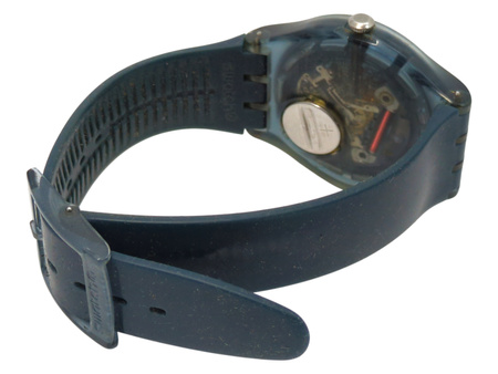 Zegarek męski na pasku Swatch NEW GENT BLUE REBEL granatowy