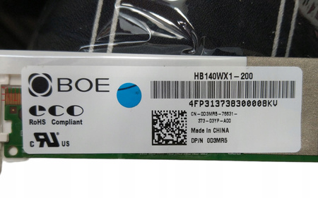 Matryca BOE HB140WX1-200 15,6" 1366x768px