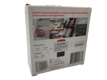 Czujnik Termometr i higrometr SwitchBot MeterTH S1 biały