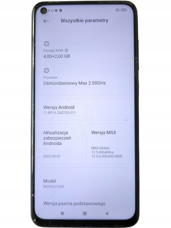 Smartfon Xiaomi Redmi Note 9 M2003J15SC 4/128GB 6,53" 48Mpix Niebieski