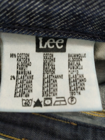 Spodnie jeans DAMSKIE LEE 28/33 GRANATOWE