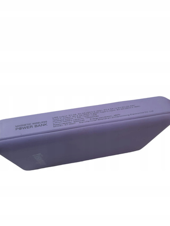 Powerbank YIISONGER Bezprzewodowy KT-D007 10000mAh Fioletowy