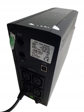 Zasilacz awaryjny UPS EVER Eco 500 LCD 500VA/300W