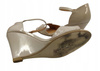 Sandały na koturnie Damskie Beżowe ROZ.39.T.TACCARDI