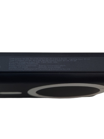 AOGUERBE KT-D009 Bezprzewodowy powerbank, 10 000 mAh, składany magnetyczny