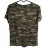 T-SHIRT DAMSKI PULL&BEAR ROZMIAR L WOJSKOWA MORO