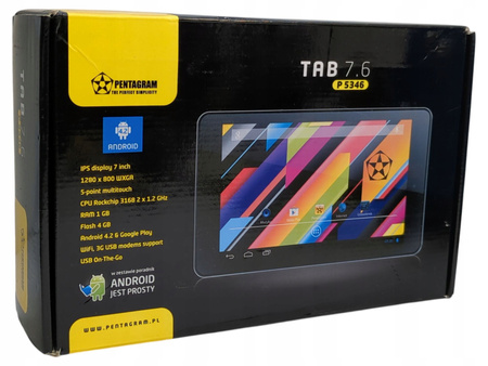 TABLET PENTAGRAM P5346 TAB 7.6 RAM 1GB ANDROID 4.2