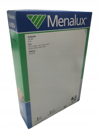 Worki papierowe z filtrem do odkurzacza Menalux 6101P (5 sztuk)