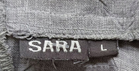 SUKIENKA SZARA SARA ROZMIAR L