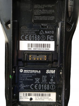 Terminal mobilny Motorola MC9596