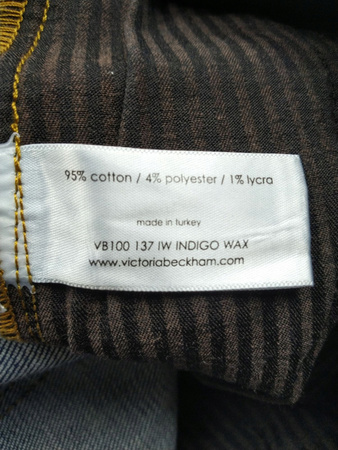 Spodnie damskie JEANSOWE VICTORIA BECKHAM Roz. 24