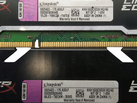 Pamięć RAM Kingston HyperX 4GB (2x2GB) DDR3 1600MHz