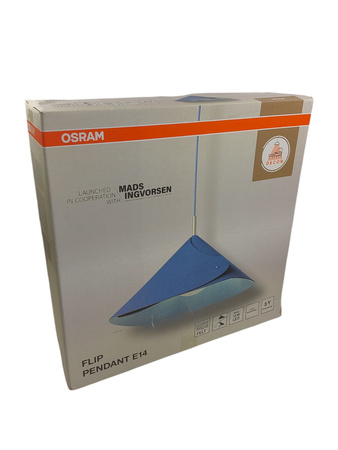 OSRAM Decor Flip Lampa wisząca E14 Niebieska 500mm
