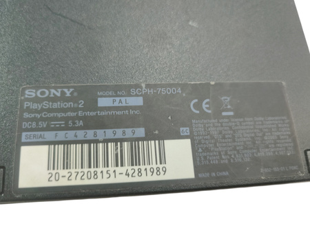 Konsola Sony PlayStation 2 Slim Czarna SCPH-75004