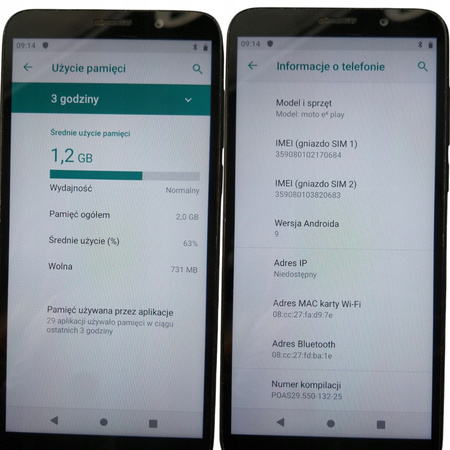Smartfon Motorola E6 Play XT2029-2 2/32GB LTE