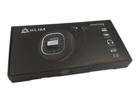 PRZENOŚNY ODTWARZACZ CD DISCMAN + SŁUCHAWKI BLUETOOTH FM SD Klim Journey