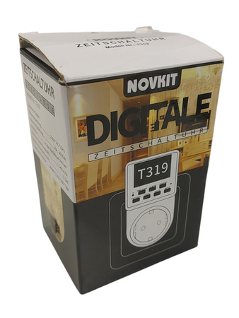 Programator czasowy do gniazdka Novkit T319