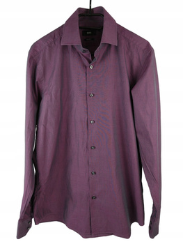 KOSZULA MĘSKA HUGO BOSS ROZMIAR 40 FIOLETOWA