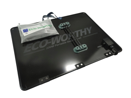 Panel słoneczny monokrystaliczny ECO-WORTHY 100W składany PANEL PV KAMPING
