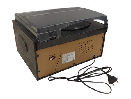 Odtwarzacz winylowy JOPOSTAR JOT408AMBL 9w1 Bluetooth vintage czarny
