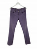 7 For All Mankind Jeansy Damskie Straight Leg Fioletowe