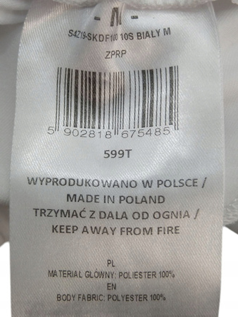 Spodenki damskie 4F Rozmiar M BIAŁE