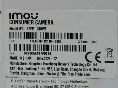 Kamera Zewnętrzna Imou Cell pt with solar panel IPC-K9EP-3t0WE
