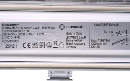 Lampa LED Ledvance SMART+ Wifi Submarine 120 cm 18W 1900lm