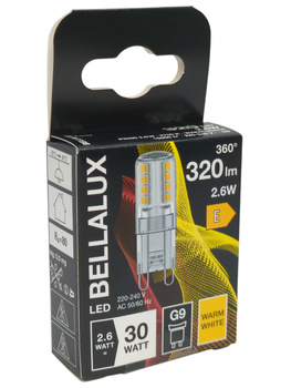 Żarówka LEDVANCE LED PIN 30 2,6W 827 Clear G9 320 lm 300°